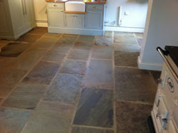 Flagstone Flooring After
