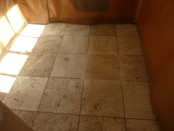Travertine tile cleaning Chorley