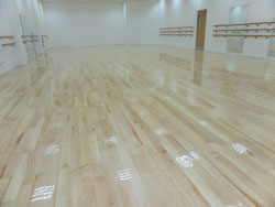 Restored wood floor Wigan