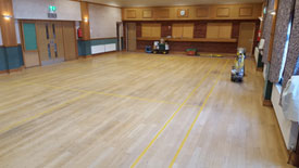 Worn wood floor Lancashire