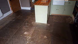 Dirty stone tiles Lytham St Annes